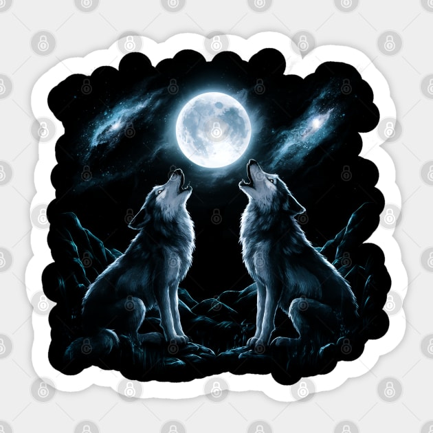 Lunar Harmony Sticker by MakerMind8.2